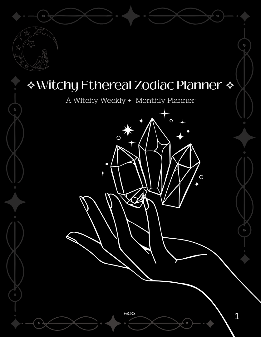 Witchy Ethereal Zodiac Planner