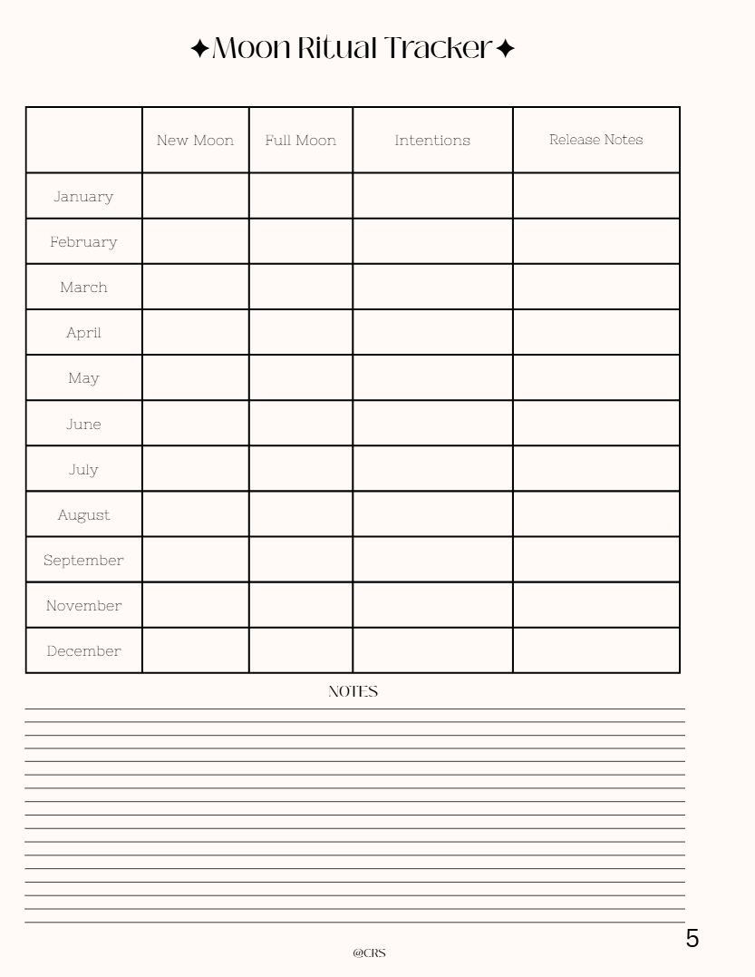 Witchy Ethereal Zodiac Planner