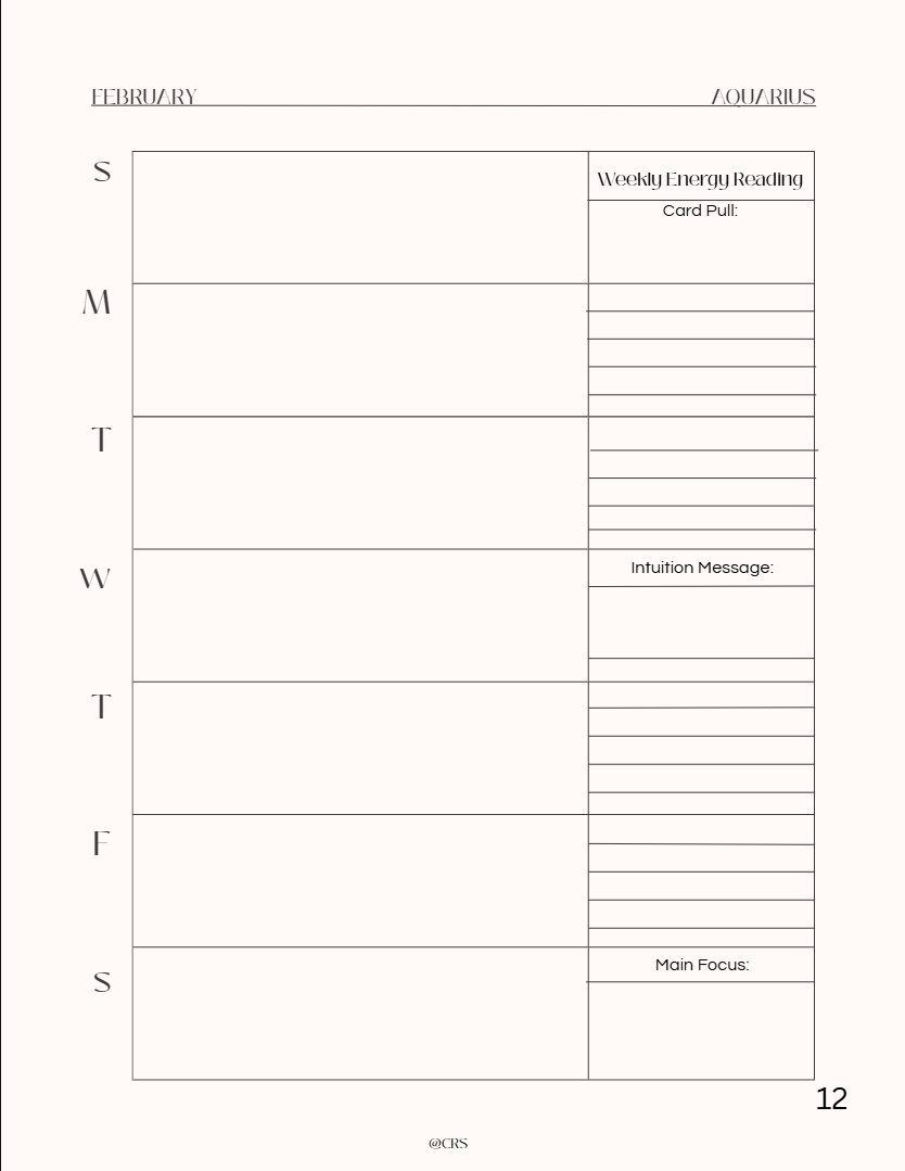 Witchy Ethereal Zodiac Planner