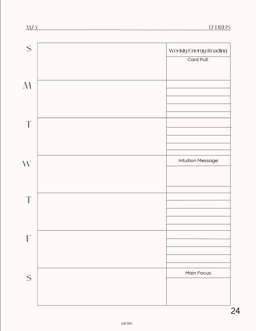 Witchy Ethereal Zodiac Planner
