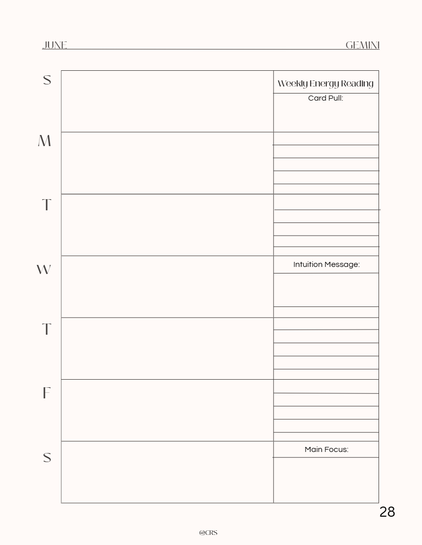 Witchy Ethereal Zodiac Planner