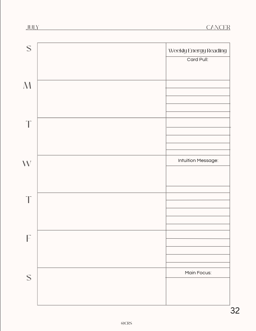 Witchy Ethereal Zodiac Planner