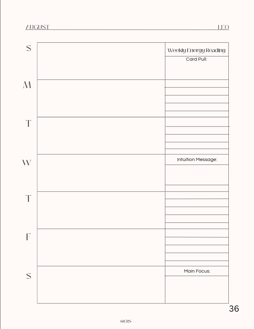 Witchy Ethereal Zodiac Planner