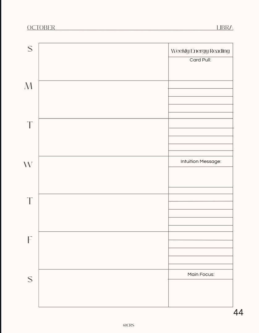Witchy Ethereal Zodiac Planner