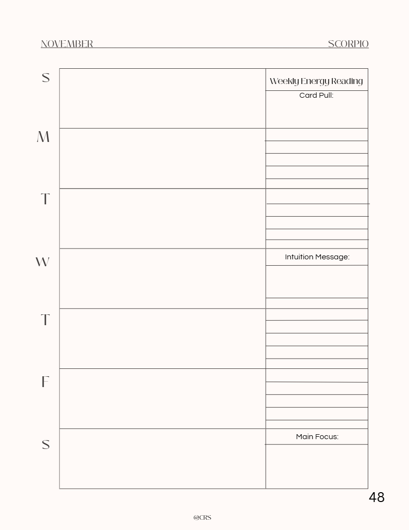 Witchy Ethereal Zodiac Planner