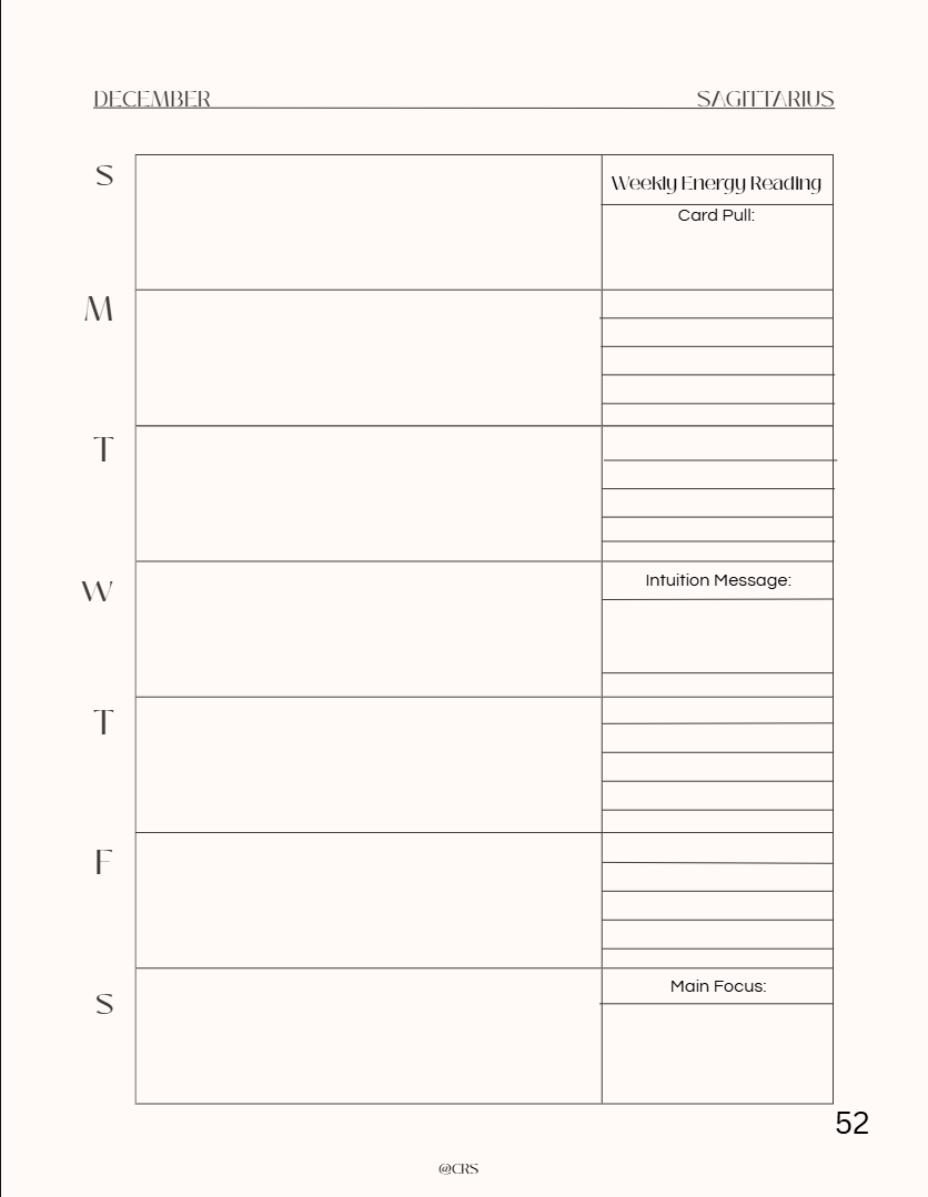 Witchy Ethereal Zodiac Planner